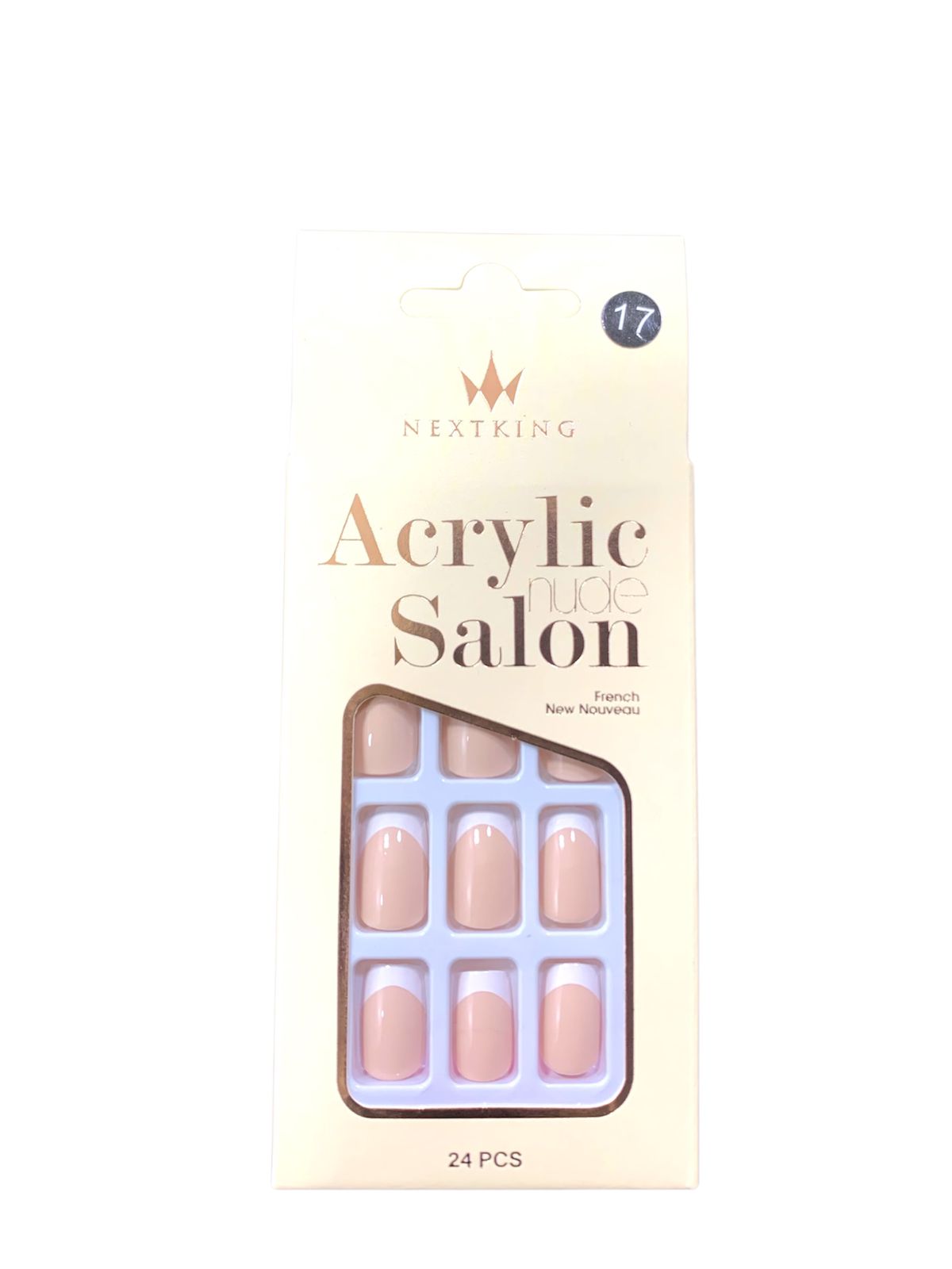 ACRYLIC FRENCH NAILS BY NEXT KING