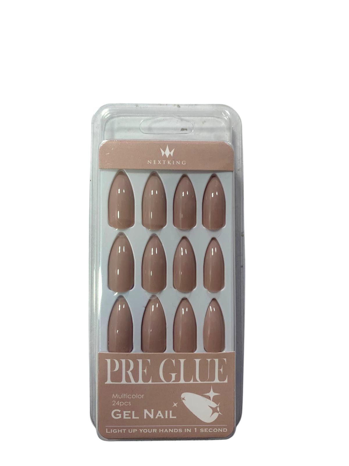 PRE GLUE GEL NAILS BY NEXT KING