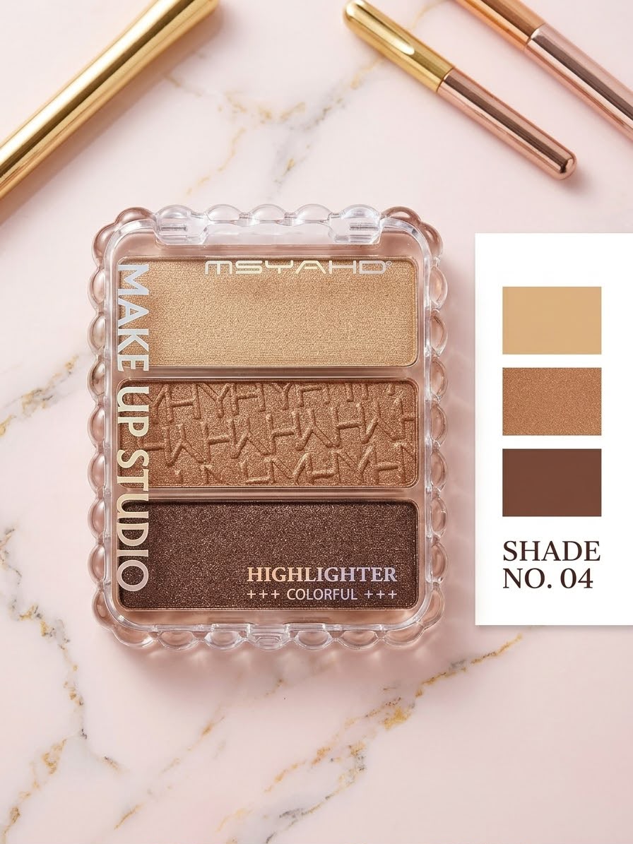 Msyaho Make Up Studio Highlighter 3In1
