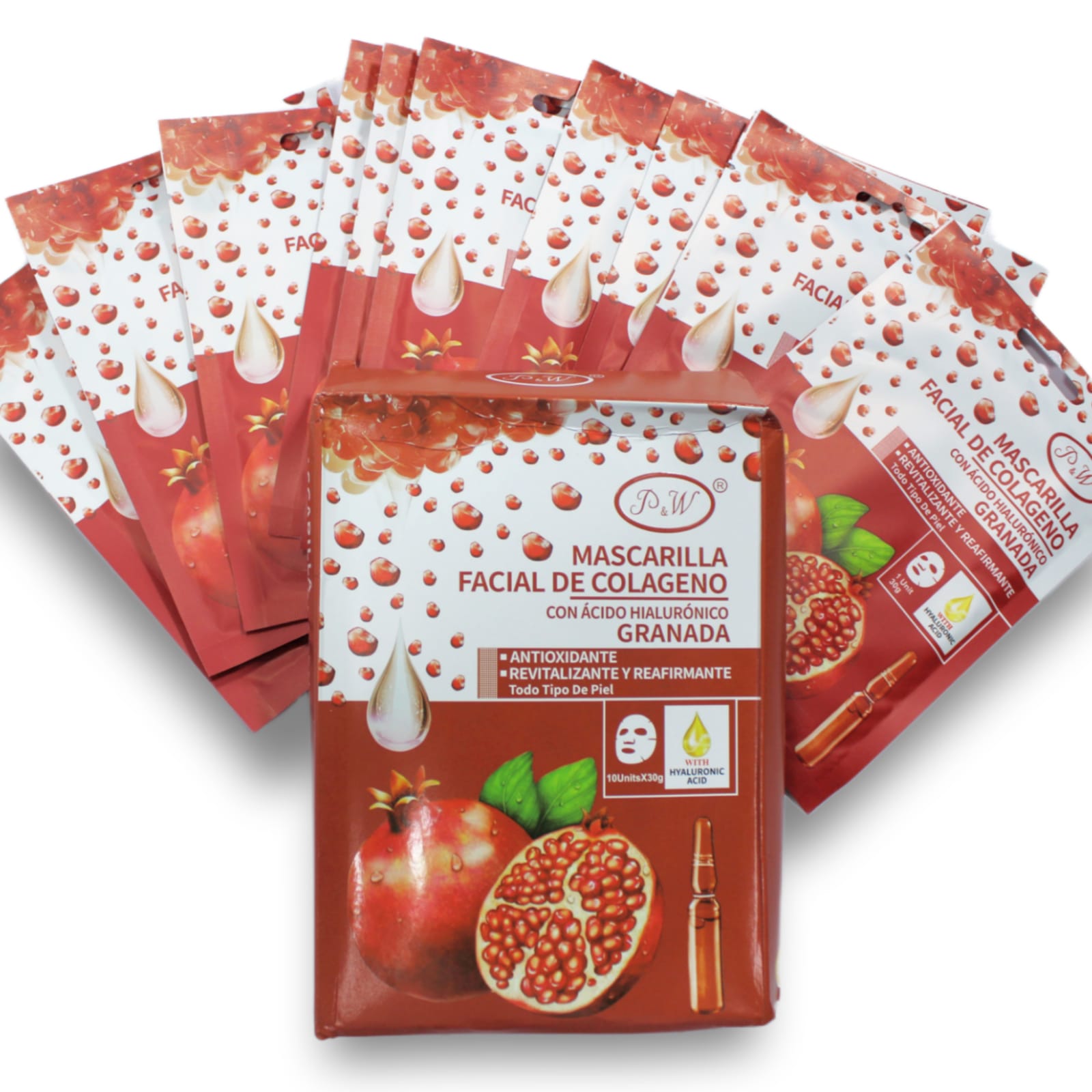 SHEET MASK POMEGRANTE P&W