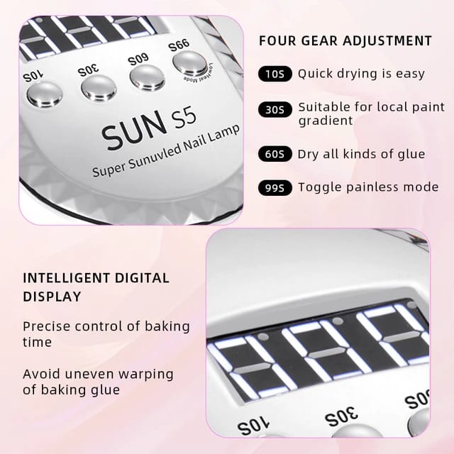 NAILS LAMP PROFESSIONAL SUN S5