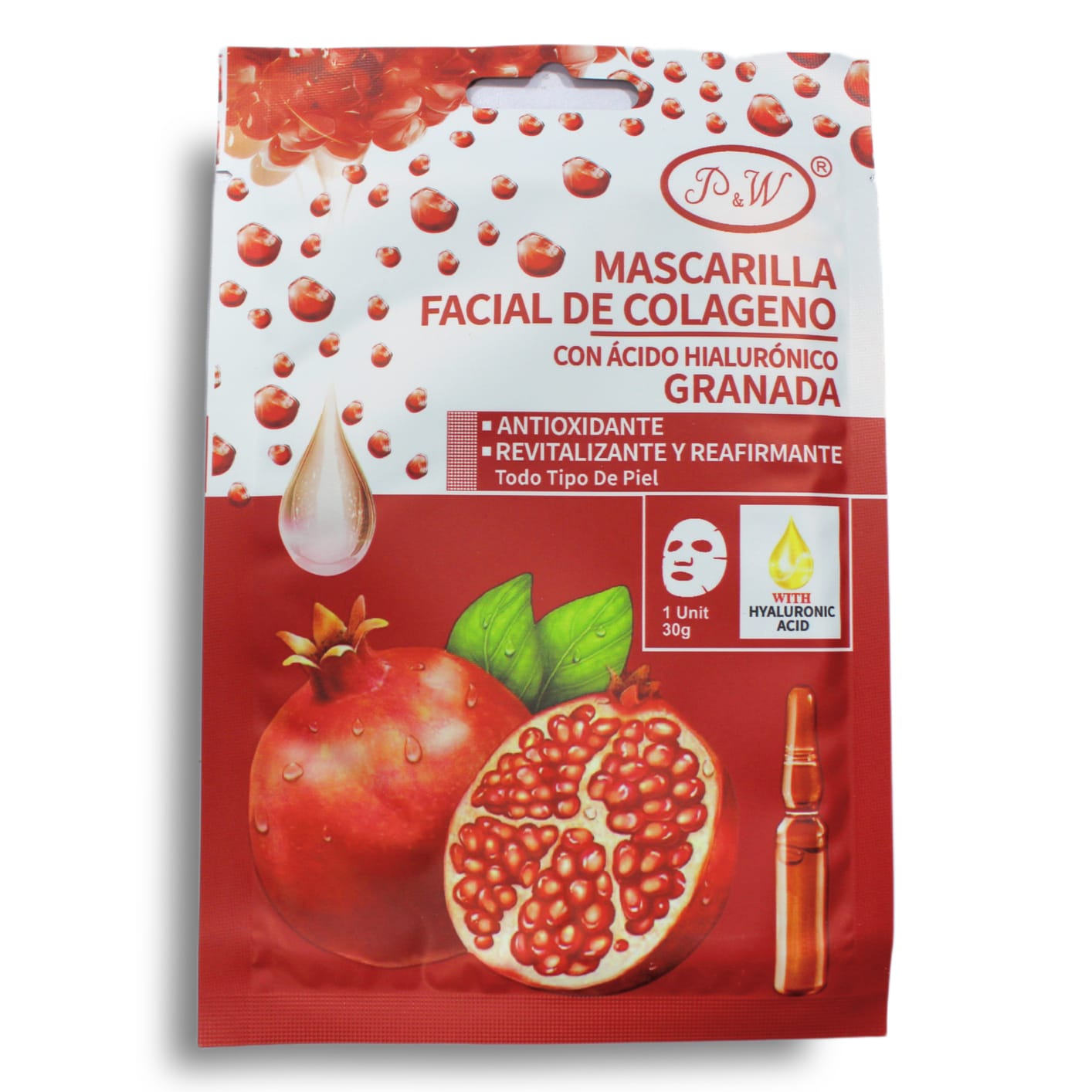 SHEET MASK POMEGRANTE P&W