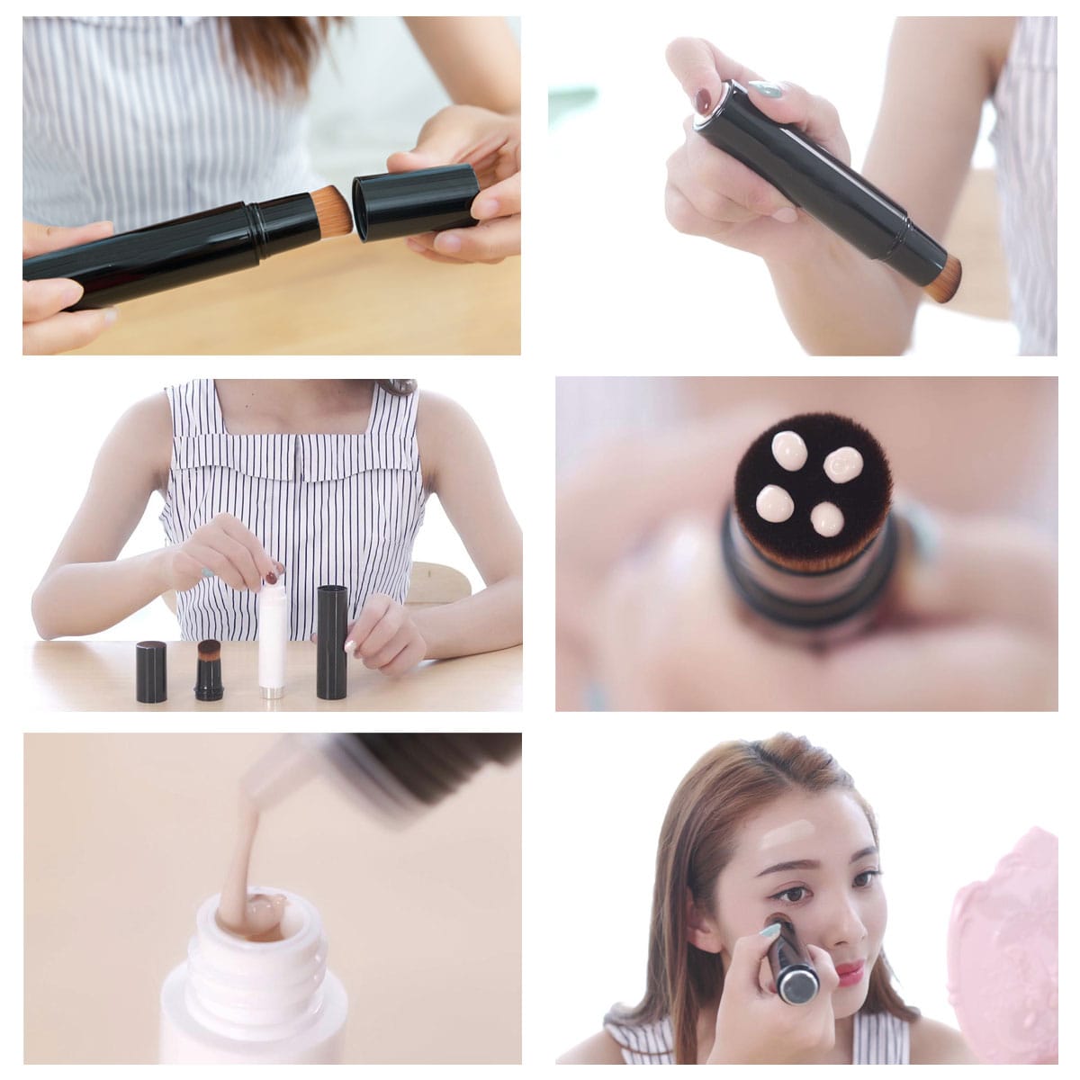 Refillable Liquid Foundation Brush