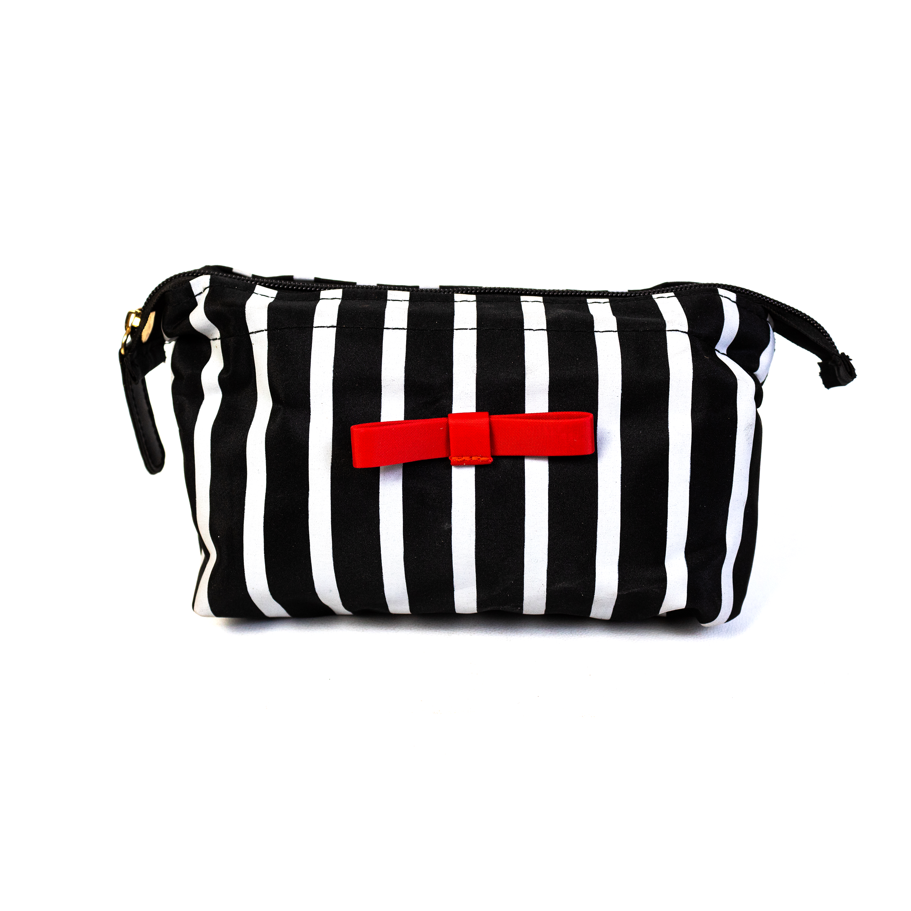 COSMETIC POUCH BLACK AND WHITE