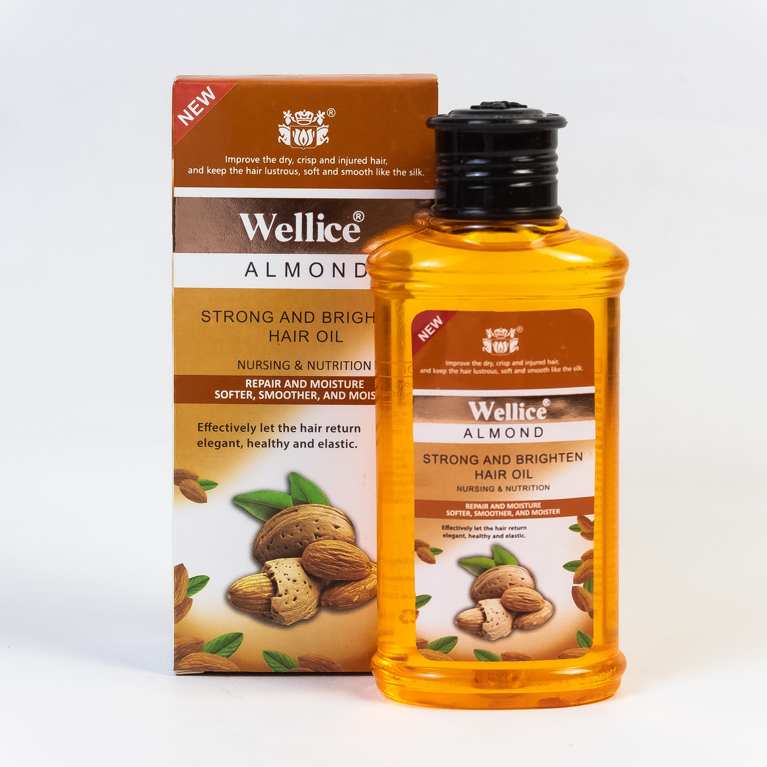 WELLICE ALMOND HAIR OIL