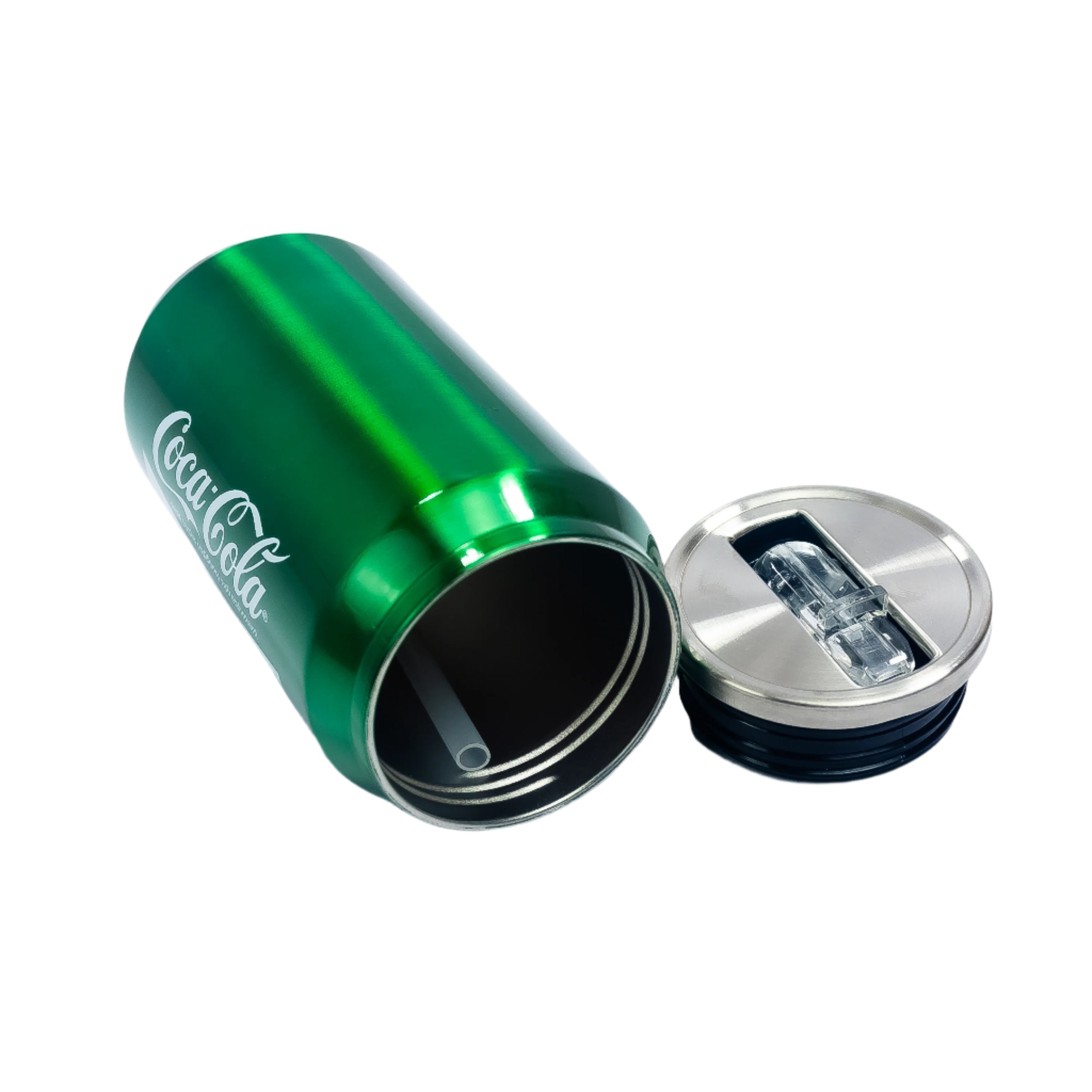 BOTTLE TIN PACK STAINLESS STEEL COCA COLA STYLE CUPS (260ML)