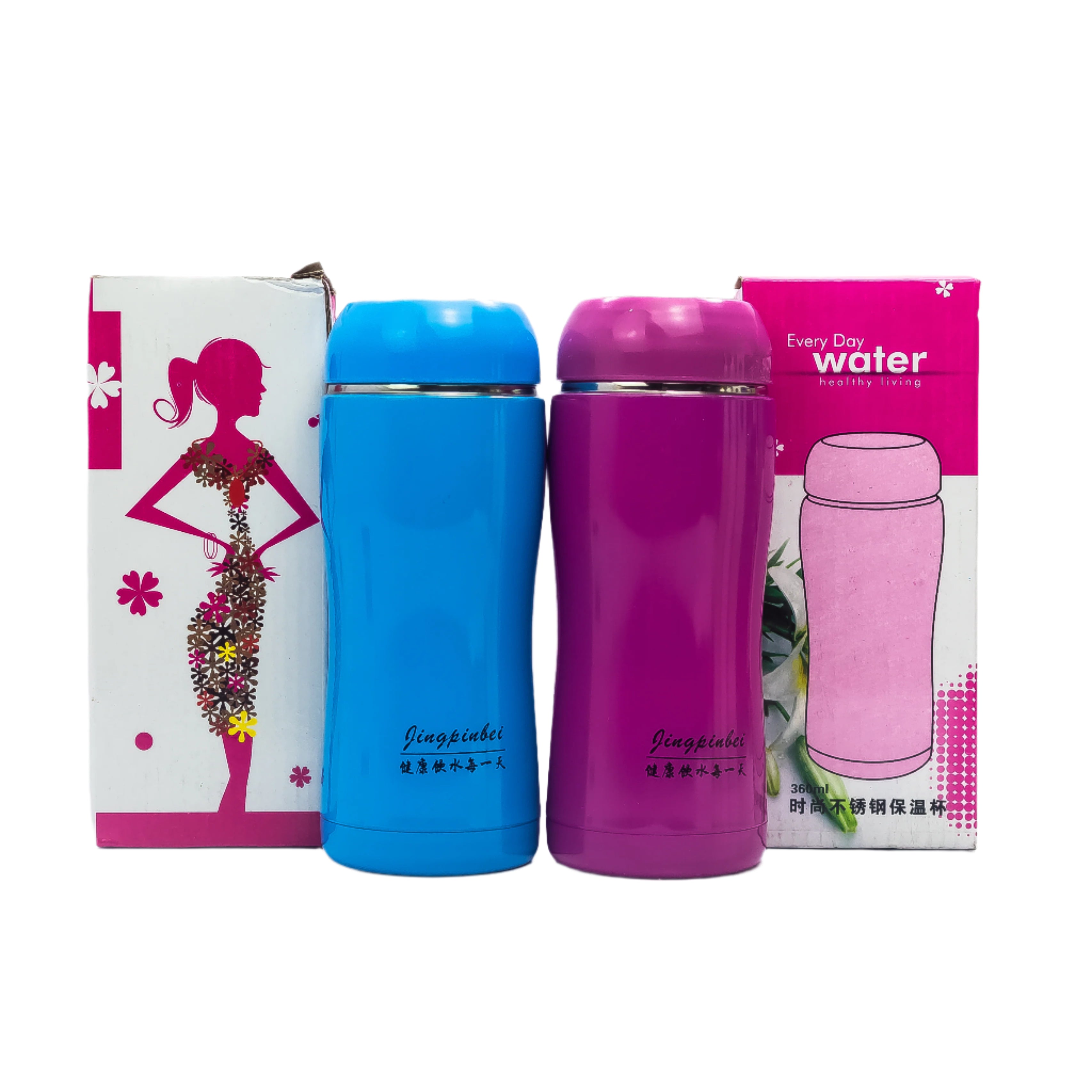 BOTTLE STAINLESS STEEL EVERYDAY WATER  (360ML)