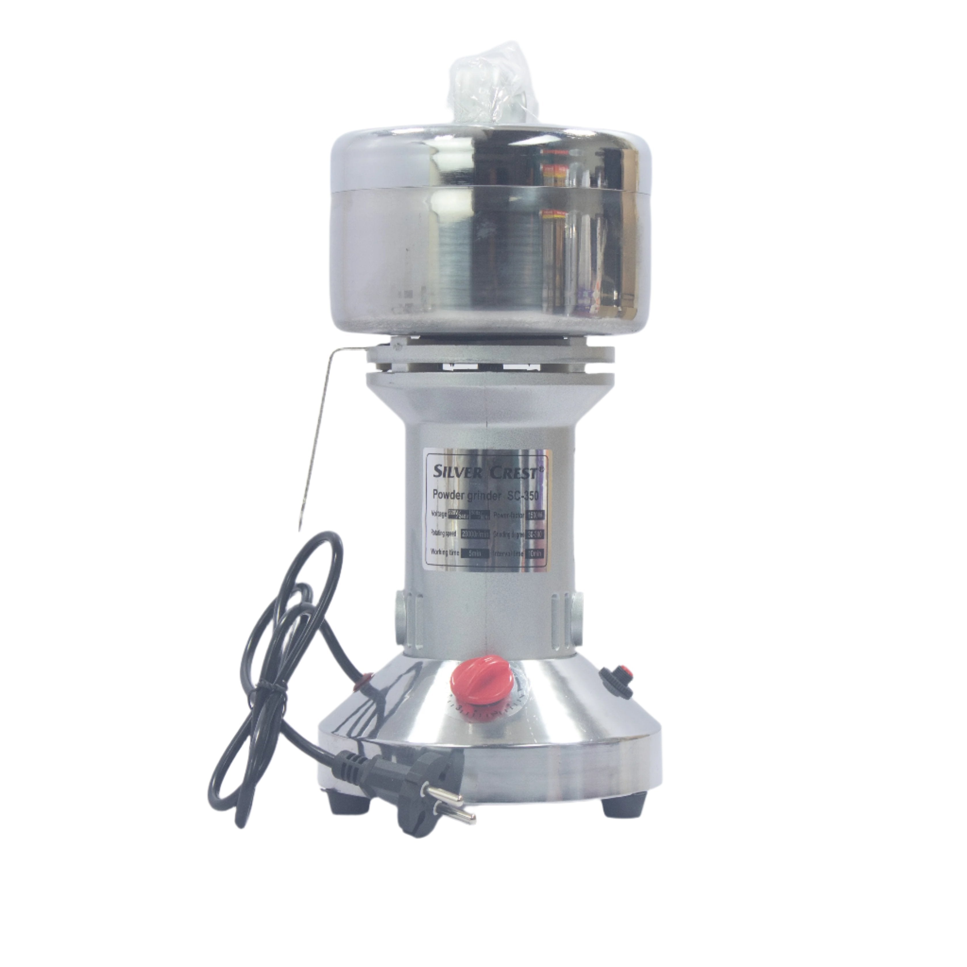ELECTRIC GRINDER SILVER CREST POWDER MACHINE 350G / 1500W