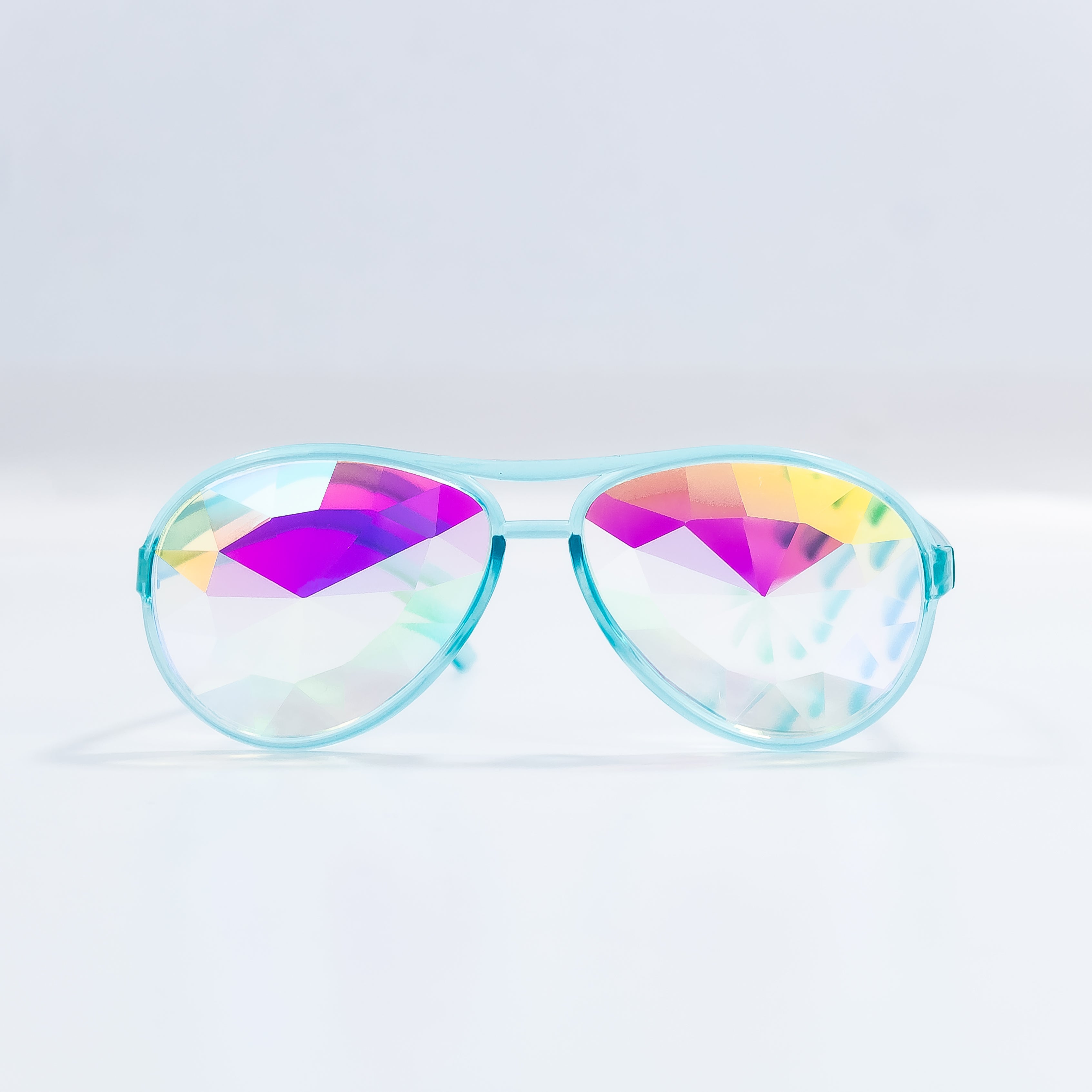 SUNGLASSES FOR WOMEN FASHION CLEAR AMAZING TRANSPARENT KALEIDOSCOPE GLASSES