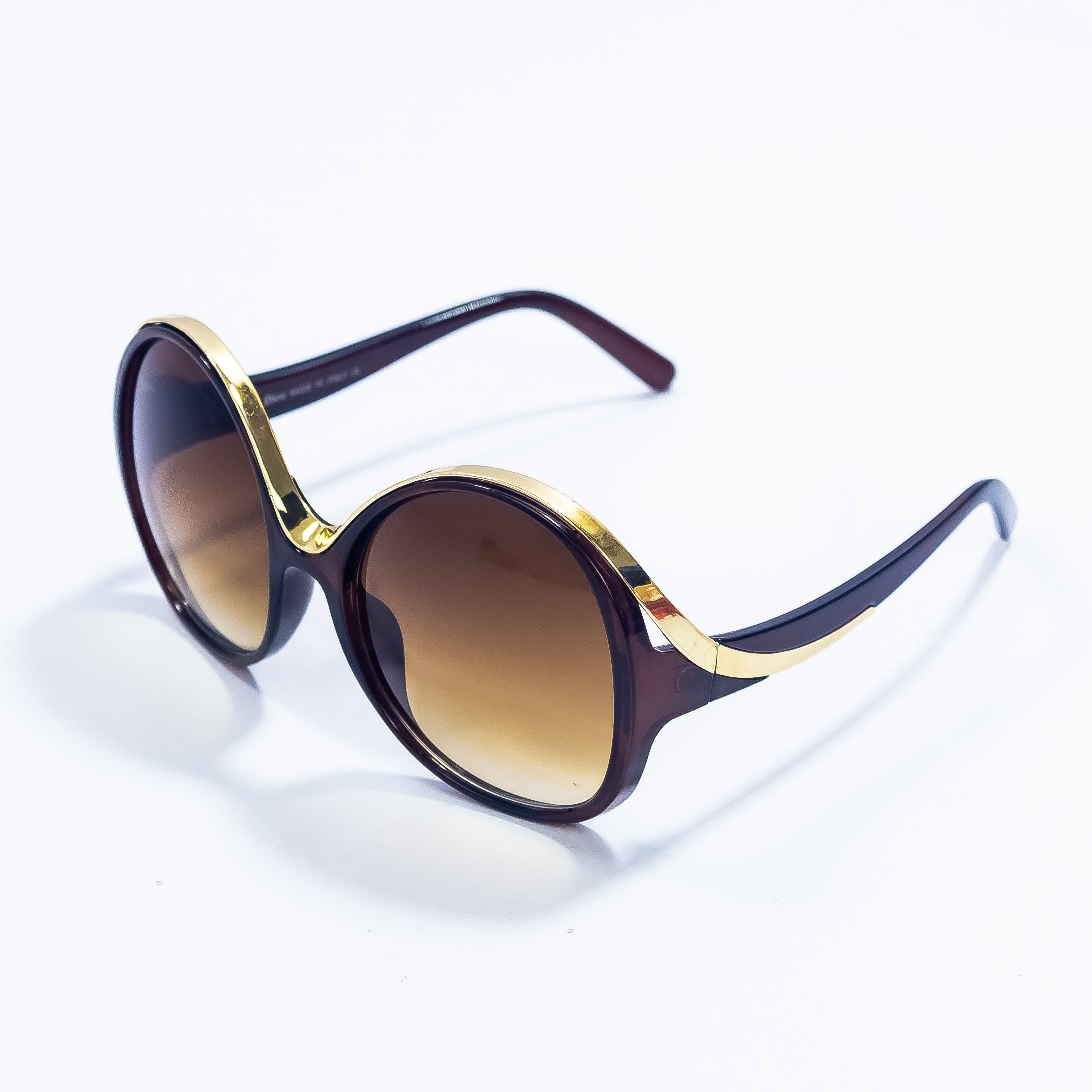 SUNGLASSES FOR WOMEN CHLOE BROWN CE713S ROUND C