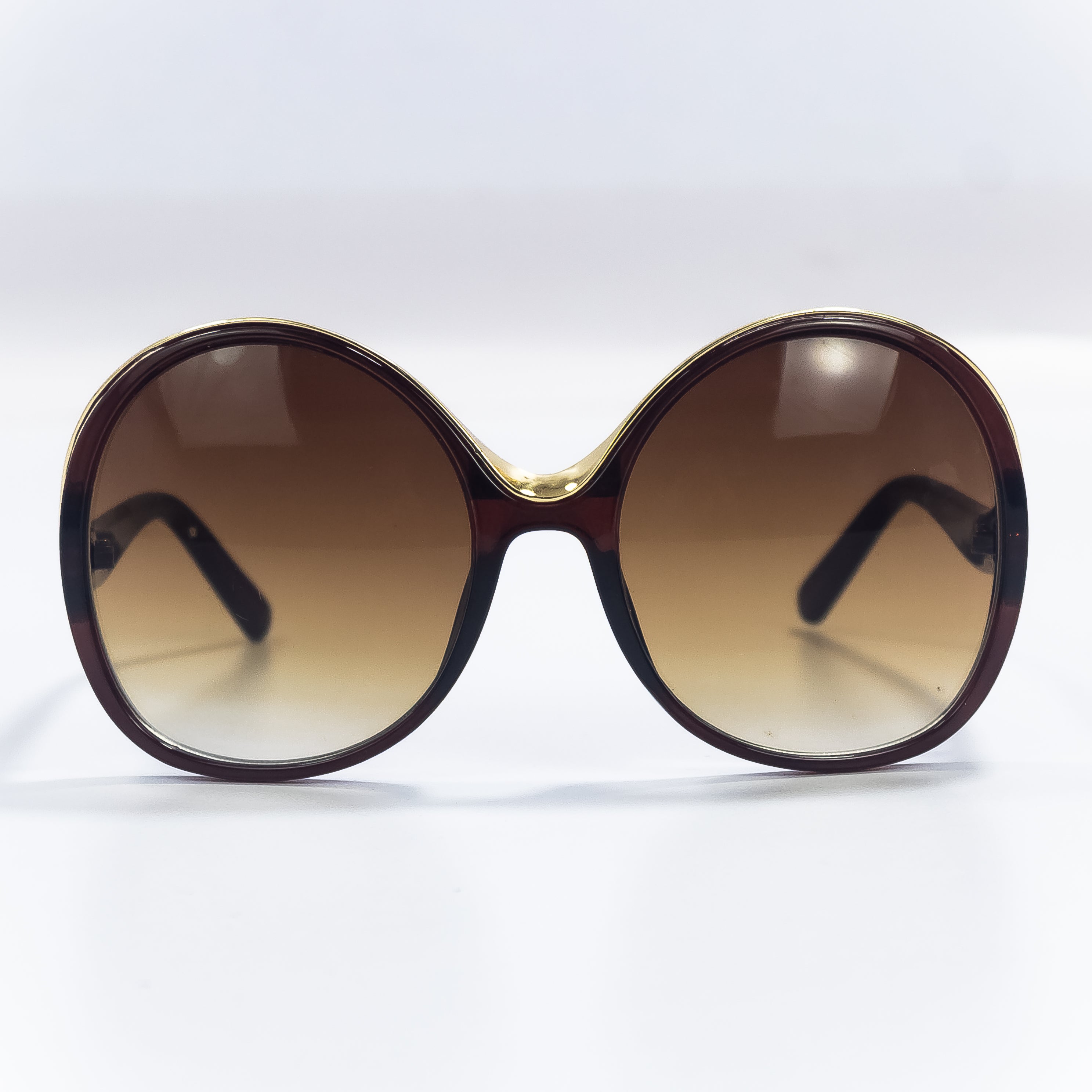 SUNGLASSES FOR WOMEN CHLOE BROWN CE713S ROUND C
