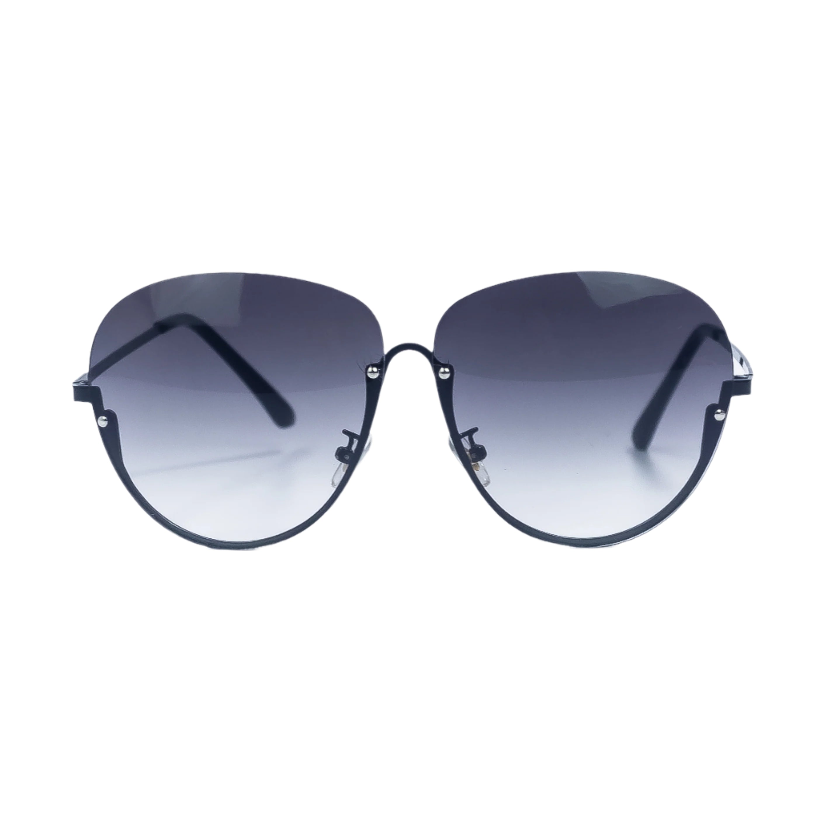 NEW FASHION BRAND CLEAR GLASSES WOMEN EYEGLASSES GOLD HALF FRAMES