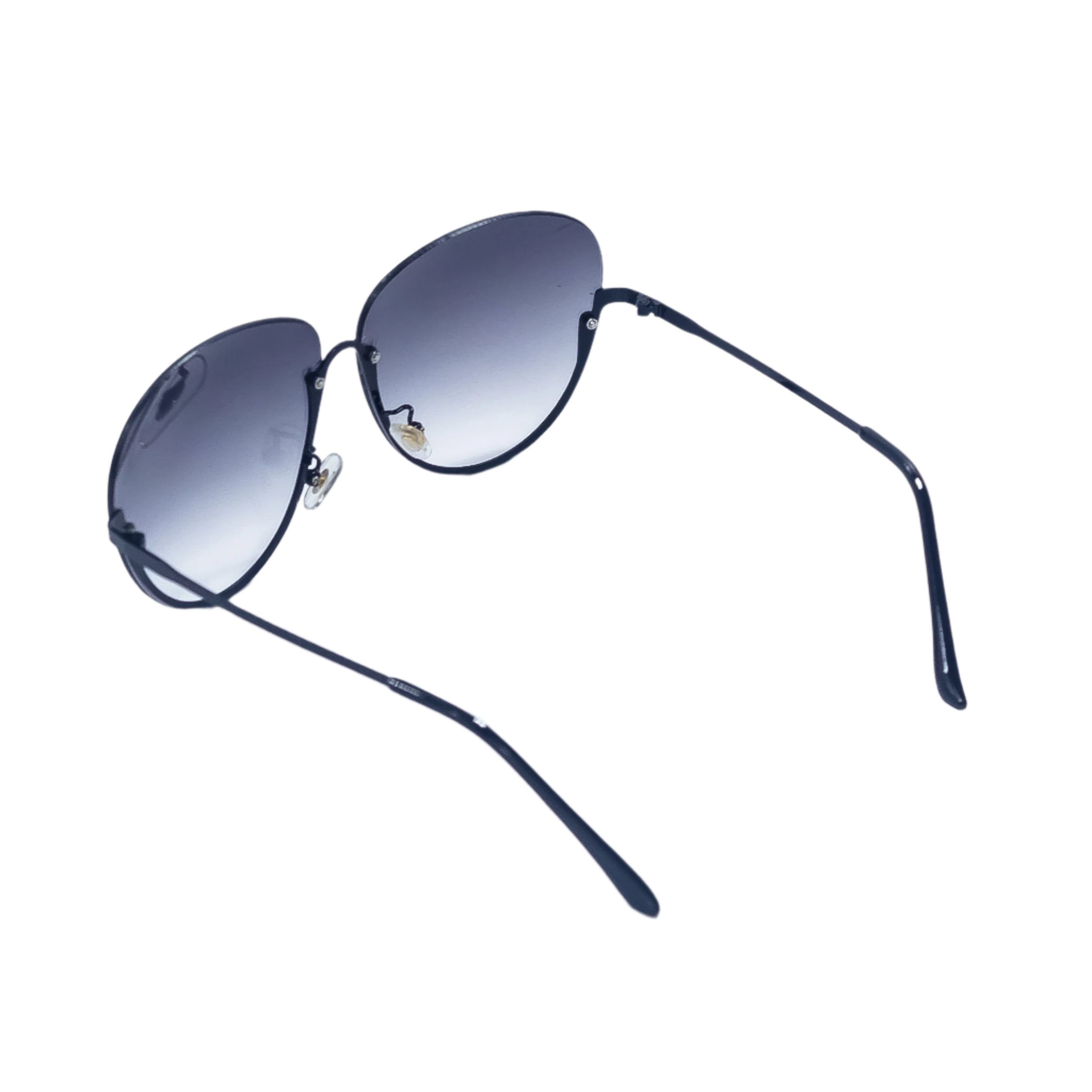NEW FASHION BRAND CLEAR GLASSES WOMEN EYEGLASSES GOLD HALF FRAMES