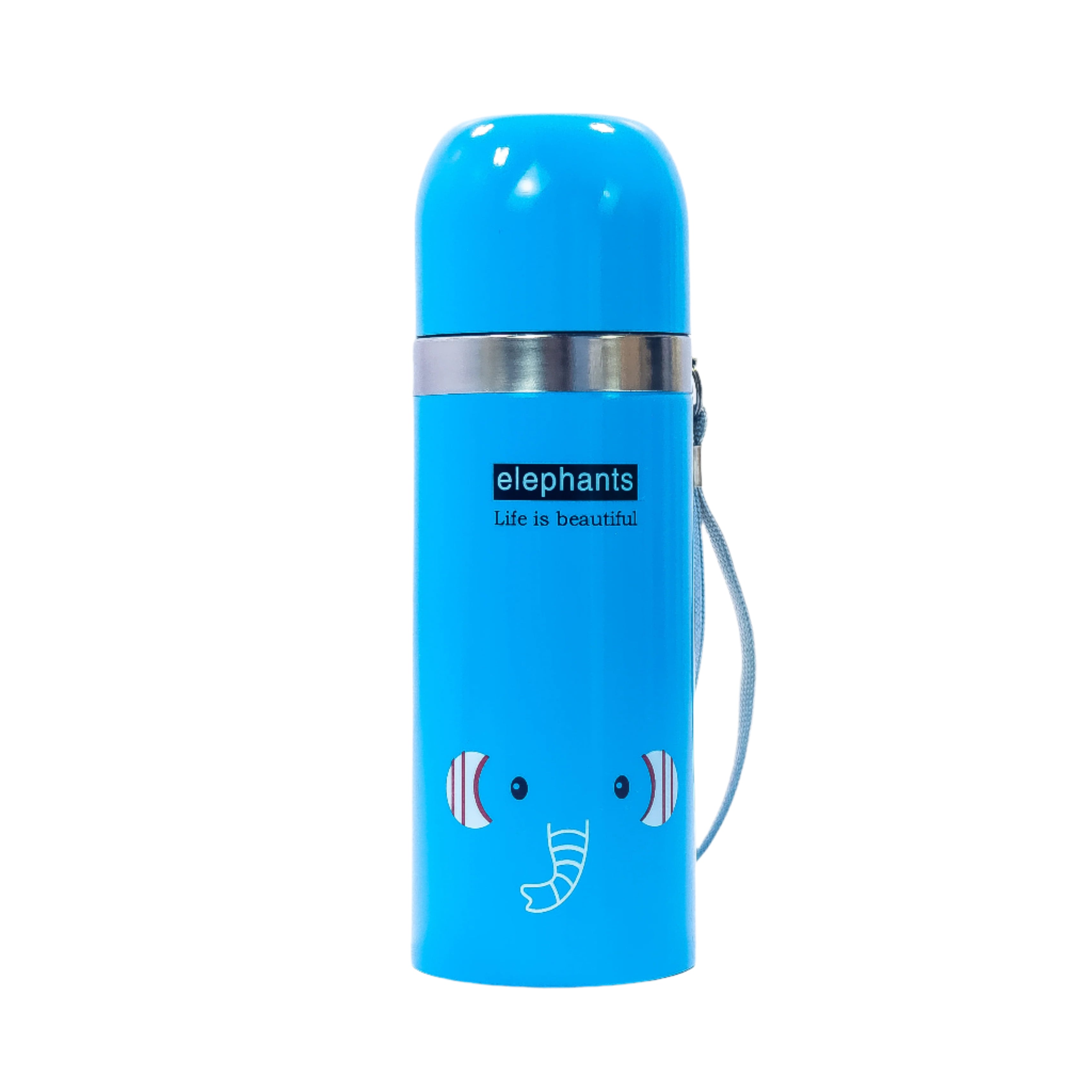 STAINLESS STEEL VACUUM BOTTLE ELEPHANT STYLE (360ML)