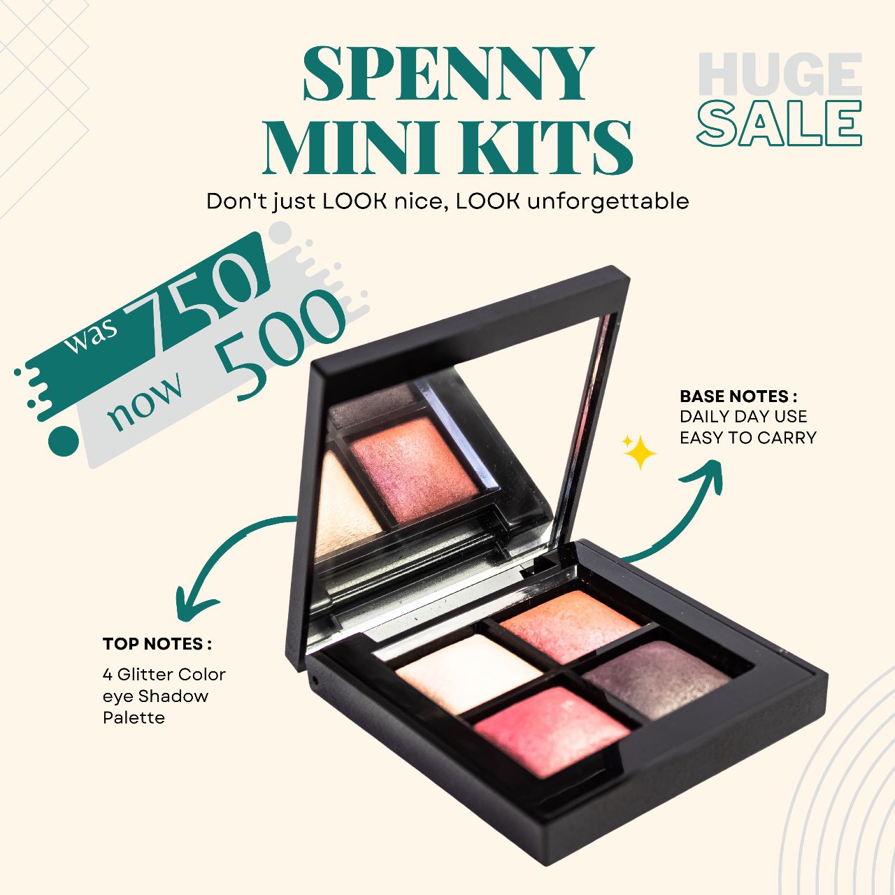 SPENNY BLACK  MINI EYE SHADOW KIT